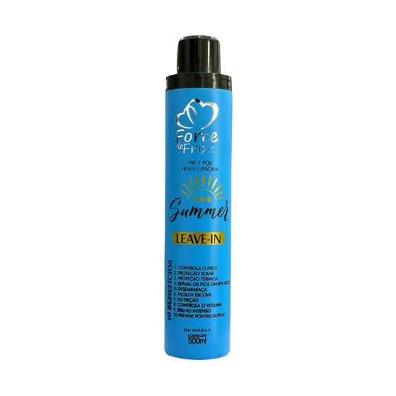 Leave in Finalizador Piscina e Mar Summer Force De Frizz 10 Beneficios em 1 Produto
