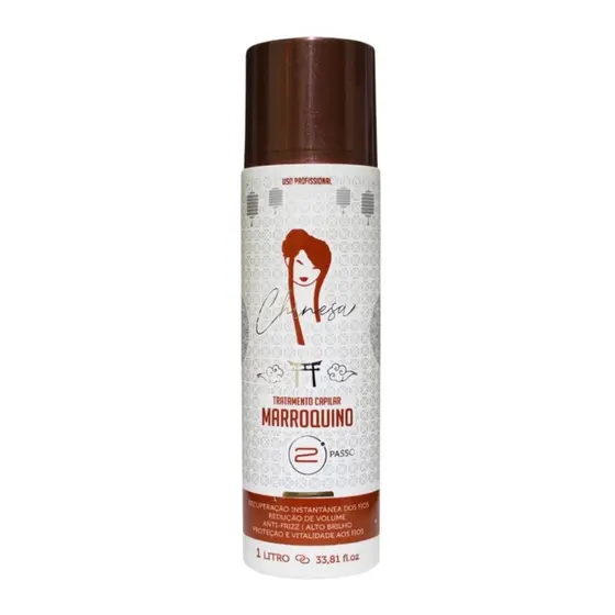 Escova progressiva Marroquina Chinesa Cosméticos Ativo 1L