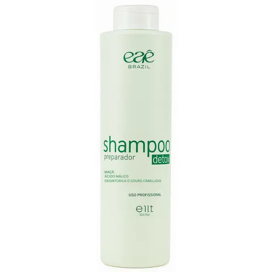 Shampoo Limpeza Profunda Detox Eaê Cosméticos Brazil Limpa e Purifica os Fios 1l