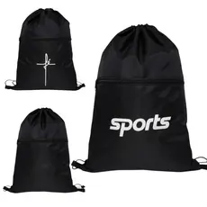 Bolsa Sacola Mochila Treino esportiva Academia Lazer Impermeável Gym Bag unissex   fe, sports e liso