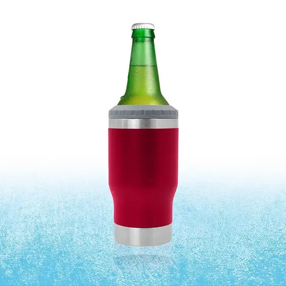 Copo Térmico Porta Lata 350ml Gelado 24h Academia Esportes Premium Original Profissional Top Durável Resistente