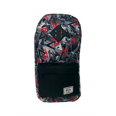 Mochila Transversal Regulável Camuflada Estampada Vermelha