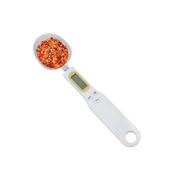 Colher Balança Digital Medidora para Dieta e Receitas Branca