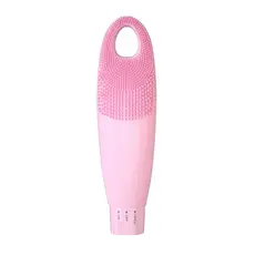 Escova Limpeza Facial Rosa: Massageador Anti-acne Esfoliante