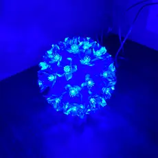 Globo Lâmpadas de LED Flor Bola para Decoração Natalina