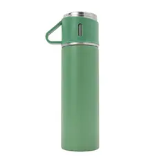 Garrafa Térmica Inox 500ml Verde Térmico Gelado 24h Academia Esportes Premium Original Profissional Top Durável