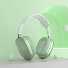 Fone De Ouvido Sem Fio Verde Bluetooth Com Microfone