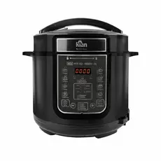 Panela de Pressão Elétrica PPE-102 – 6L Kian Timer Ajustável Controle de Temperatura Cuba Antiaderente Preto