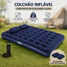Colchão inflável de solteiro/casal, resistente, dimensões: 203*152cm/137*191cm/191*76cm/190*60cm