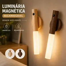 Lâmpada de parede magnética recarregável com sensor LED inteligente ou lâmpada de cabeceira Home MT253 ( 6 )