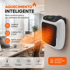 Mini aquecedor portátil de parede para uso doméstico.110v
