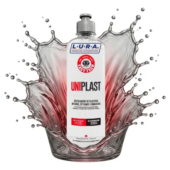 Uniplast 500ml Restaurador Plásticos Borrachas Automotivas Easytech