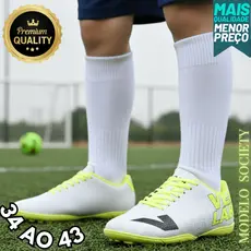 Chuteira Profissional Masculina Society e Salão Conforto e Desempenho