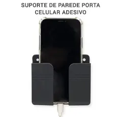 Suporte Celular Parede Porta Cel Multiuso Fixação Adesivo Universal