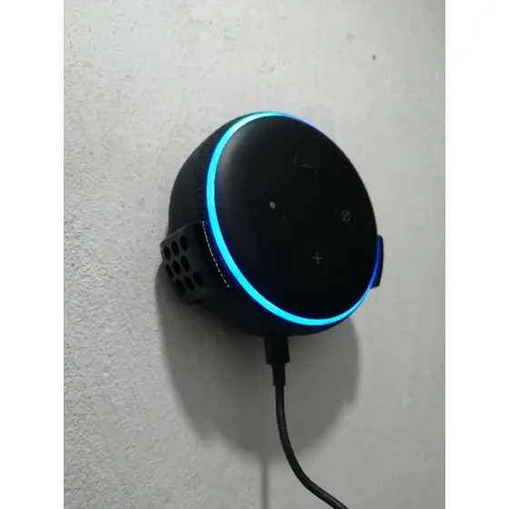 Suporte Parede Amazon Alexa Echo Dot Geração 3 Parafusos Pronta Entrega