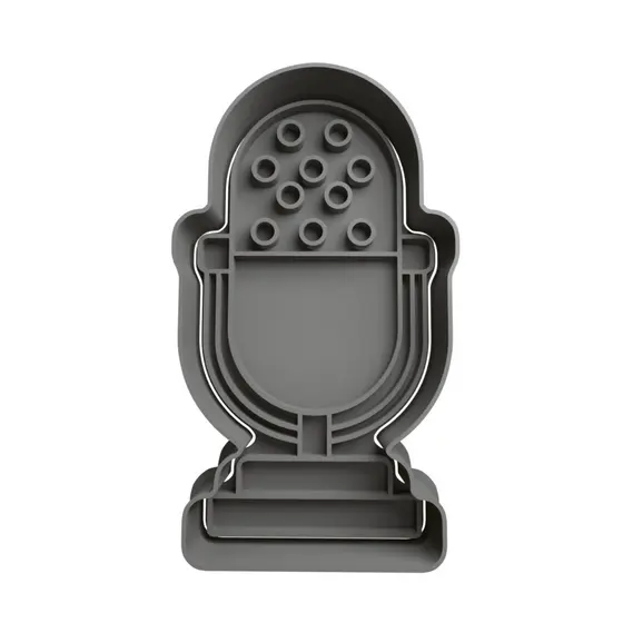 Cortador De Biscoito Microfone 2 - Música