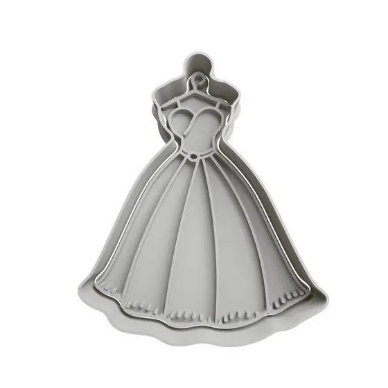 Cortador De Biscoito Vestido de noiva - objetos / coisas
