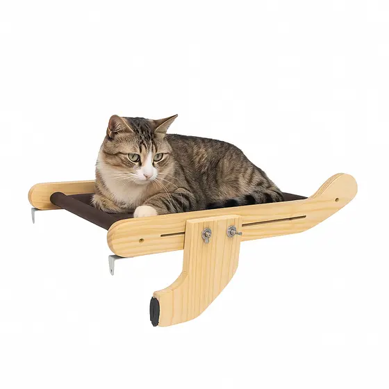 Cama De Janela Para Gato Suporta Até 10kg Resistente Segura