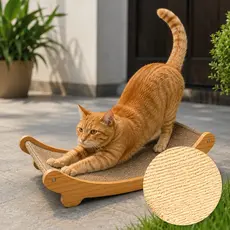 Cama Sofá Arranhador para Gato Madeira Pinus Design Ergonômico