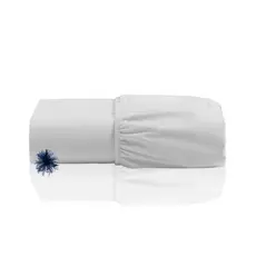 Lençol Avulso Exclusivo com Elástico para Cama de Casal Percal 400 Fios Toque Macio
