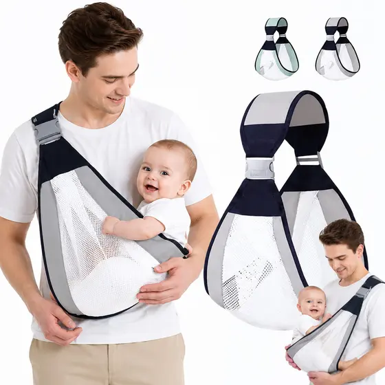 Carregador De Bebê Canguru Ergonômico Ajustável Sling