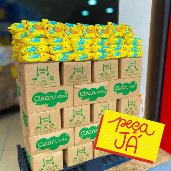 Kit Até 500 Lenços/Toalhas Umedecida Promoção Kit Higiene Bebe - ESCOLHA A QUANTIDADE