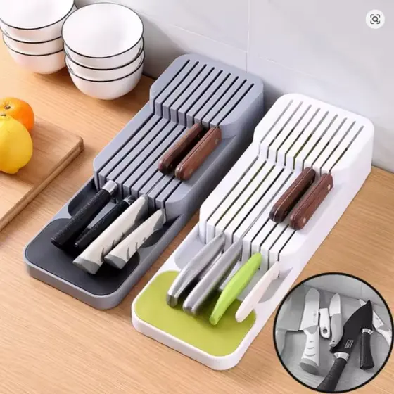 Porta Talheres Gaveta Organizador Separador Cozinha Colher Garfo Faca Divisoria Pratico Casa
