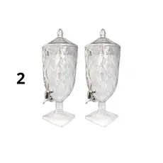 Suqueira KITS de 2, 3, 4 e 6 quantidades Jarra em Acrìlico Cristal Diamond 4,5 L p/Bebidas