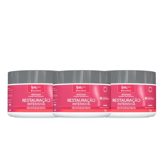 Máscara Capilar Profissional Restauração Intensiva 350g PRO bn.Cachos