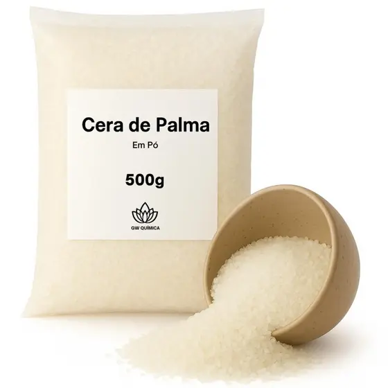 Cera de Palma Vegetal Fabricação Artesanal Velas 500g