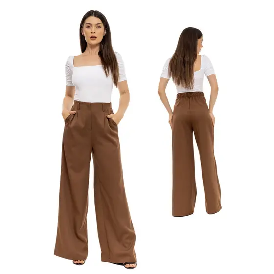 HBD Calça Feminino Longo Pantalona Em Alfaiataria HC-CL-029