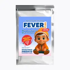 Fever Kids Adesivo Refrescante Infantil Febre e Pós-Vacina – 2 Unidades 5x11cm Sem Medicamentos