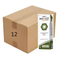Kit 12 Isosource Soya Fiber 1.2 Baunilha 1 Litro Nestle
