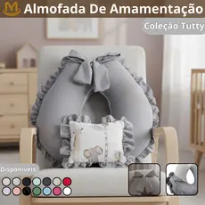 Almofada de Amamentação Amamentar com Laço Zíper Almofada Estampada Menina Menino