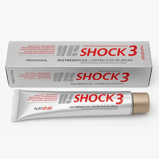 Nutrahair Shock3 Complexo Finalizador Multifuncional 60g