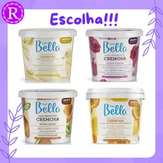 CERA  CREMOSA PARA MICRO-ONDAS DEO DEPIL BELLA 100g: mel e aloe vera, pétalas de rosas, chocolate branco, maracujá