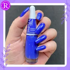 Esmalte Impala Vivência Coleção A Cor Da Sua Moda Cremoso 7,5ml - azul.