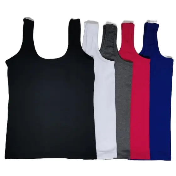 Regata Blusinha Alça Larga Grossa Viscolycra Blusa Slim Fit Manga Curta Basica Dia a Dia 3020A