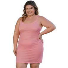 Camisolas Anágua Plus Size Básicas com Transparência Leve Sensual e Super Confortável 3078.C1