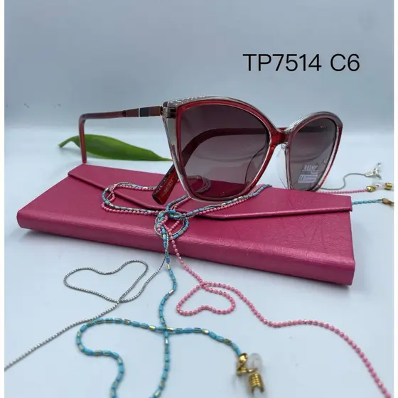 Óculos de Sol TP7514 – Estilo Gatinho com Cores Vibrantes Lentes polarizadas