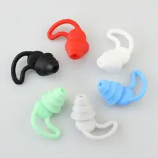 1 Par De Tampões Auriculares De Silicone Para Aprendizagem Redução Do Ruído Sono Isolamento Acústico Impermeabilização De Natação E