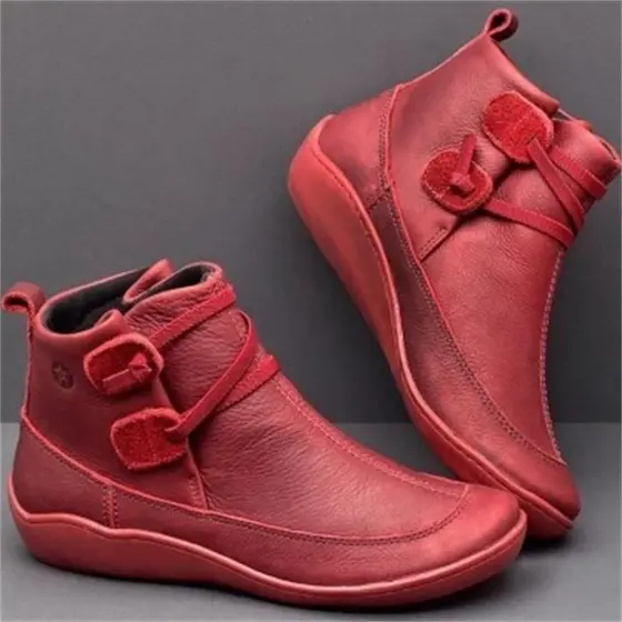 Botas 2025 Outono/Inverno Novas Martin De Fundo Plano Estilo Britânico Salto Curto Sapatos Femininos Grandes