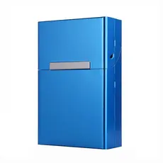 Caixa De Liga De Alumínio Com Flip Automático Embalagem De Metal Armazenamento De Sucção Magnética De Grande Capacidade