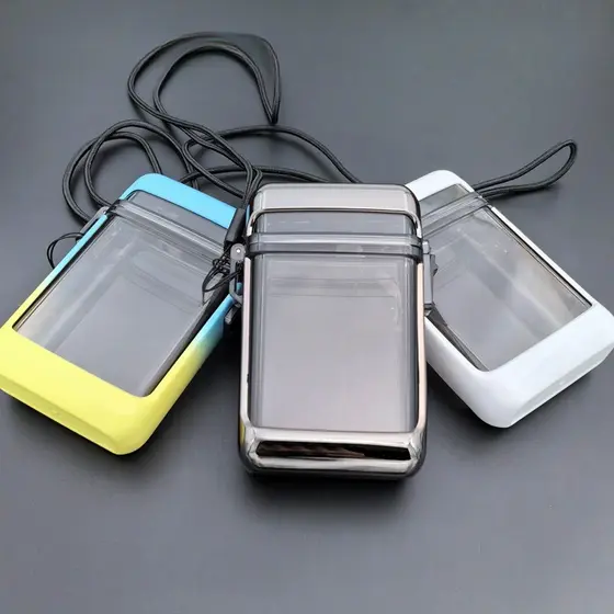 Caixas De Armazenamento Transparentes De 20 Pacotes-Herméticas E À Prova D'água , Sem Isqueiro (1106828 Mm , 5 Cores)
