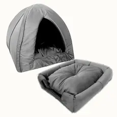 Casa 2 x1 Toca Iglu Grande 45x45 Para Cachorro Caminha Pet Varias Cores