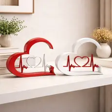 ￼Coração Decorativo – Amor e Estilo para Seu Ambiente