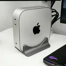 Suporte Vertical Mac Mini M4 M4 Pro e M2 | Base de Mesa Stand Organizador Desktop