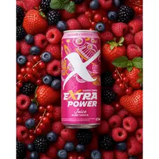 Energético Extra Power Ruby Shock 270ml – Fardo com 6 Unidades