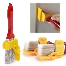 Pintura Parede Escovação Canto Interior Borda Corte Separação Escova Edger Ferramenta Portátil Rolo Kit