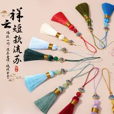 5cm curto auspicioso nuvem corrente estilo chinês pingente de telefone móvel nacional na moda pingente curto marcador co